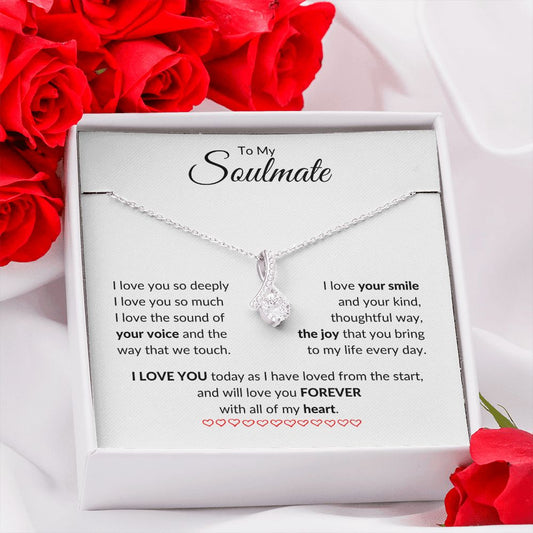 To My Soulmate l YOU BRING ME THE JOY (Alluring Beauty Necklace) - Stacy Style