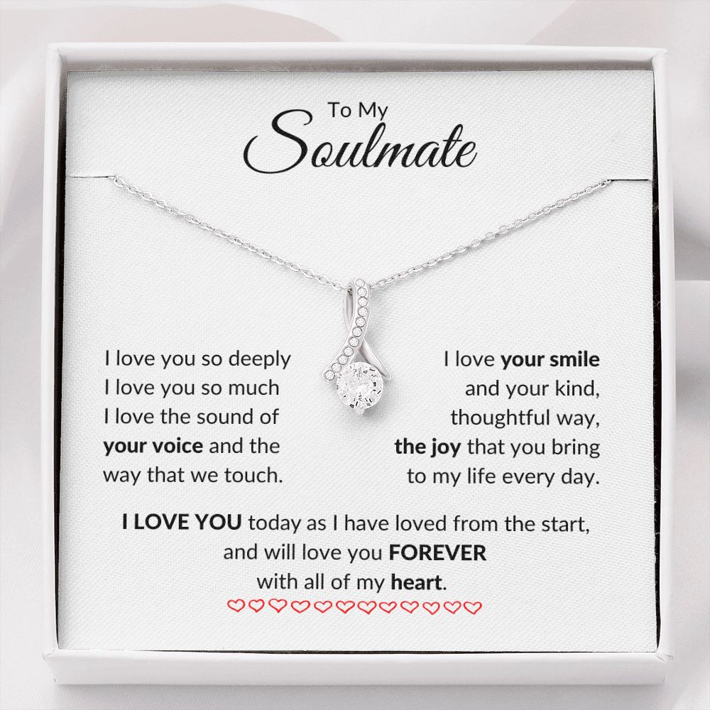 To My Soulmate l YOU BRING ME THE JOY (Alluring Beauty Necklace) - Stacy Style