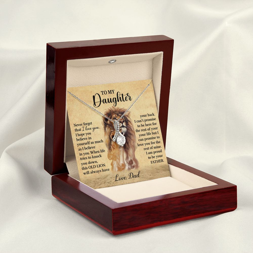 To My Daughter l I'm proud to be your father (Alluring beauty Necklace) - Stacy Style