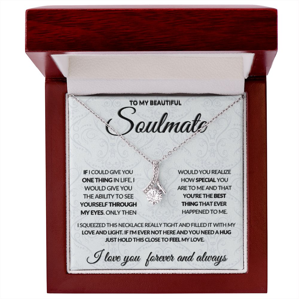 To My Beautiful Soulmate (Alluring Beaty Necklace) - Stacy Style
