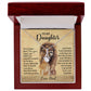 To My Daughter l I'm proud to be your father (Alluring beauty Necklace) - Stacy Style