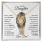 To My Daughter - I'm proud to be your father Necklace - Stacy Style