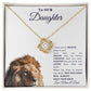 To Our Daughter l You Are Braver (Love Knot Necklace) - Stacy Style