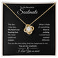 To My Soulmate (Love Knot Necklace) - Stacy Style