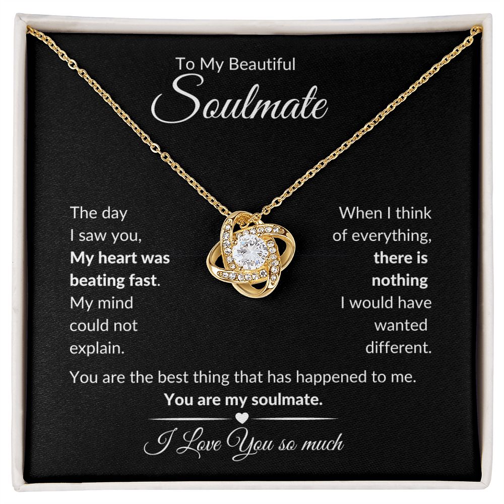 To My Soulmate (Love Knot Necklace) - Stacy Style