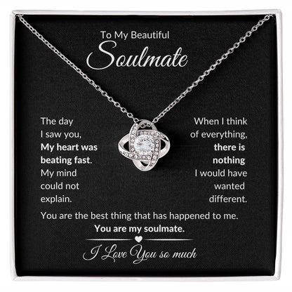 To My Soulmate (Love Knot Necklace) - Stacy Style