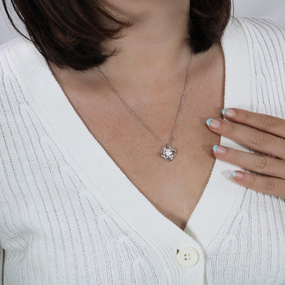 To My Beautiful Girlfriend (Love Knot Necklace) - Stacy Style