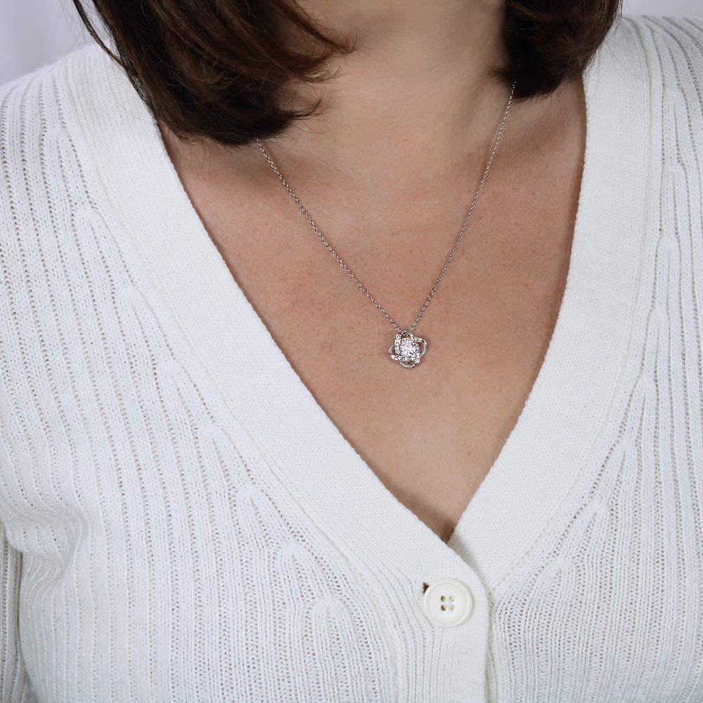 To My Loving Mom l THANK YOU (Love Knot Necklace) - Stacy Style