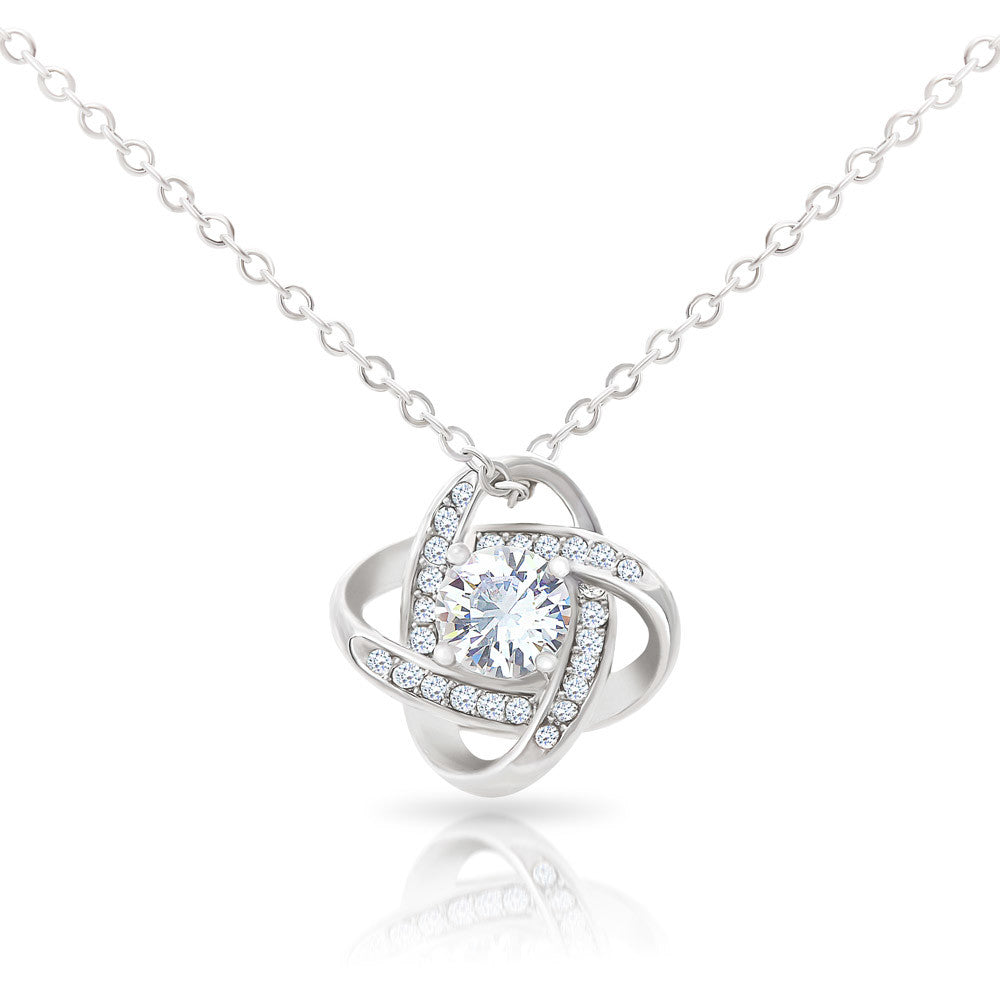 To My Beautiful Girlfriend (Love Knot Necklace) - Stacy Style
