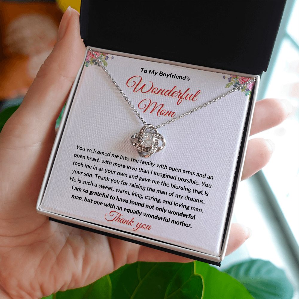 To My Boyfriend's Mom Necklace l Mother-in-Law Jewellery Necklace - Stacy Style