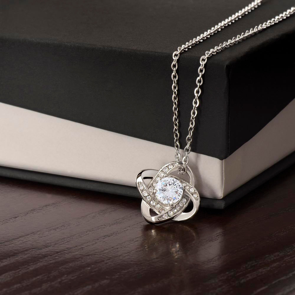 To Our Daughter l You Are Braver (Love Knot Necklace) - Stacy Style