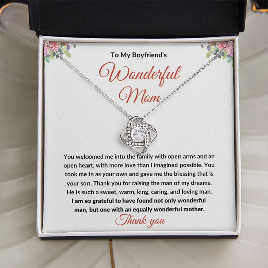 To My Boyfriend's Mom Necklace l Mother-in-Law Jewellery Necklace - Stacy Style
