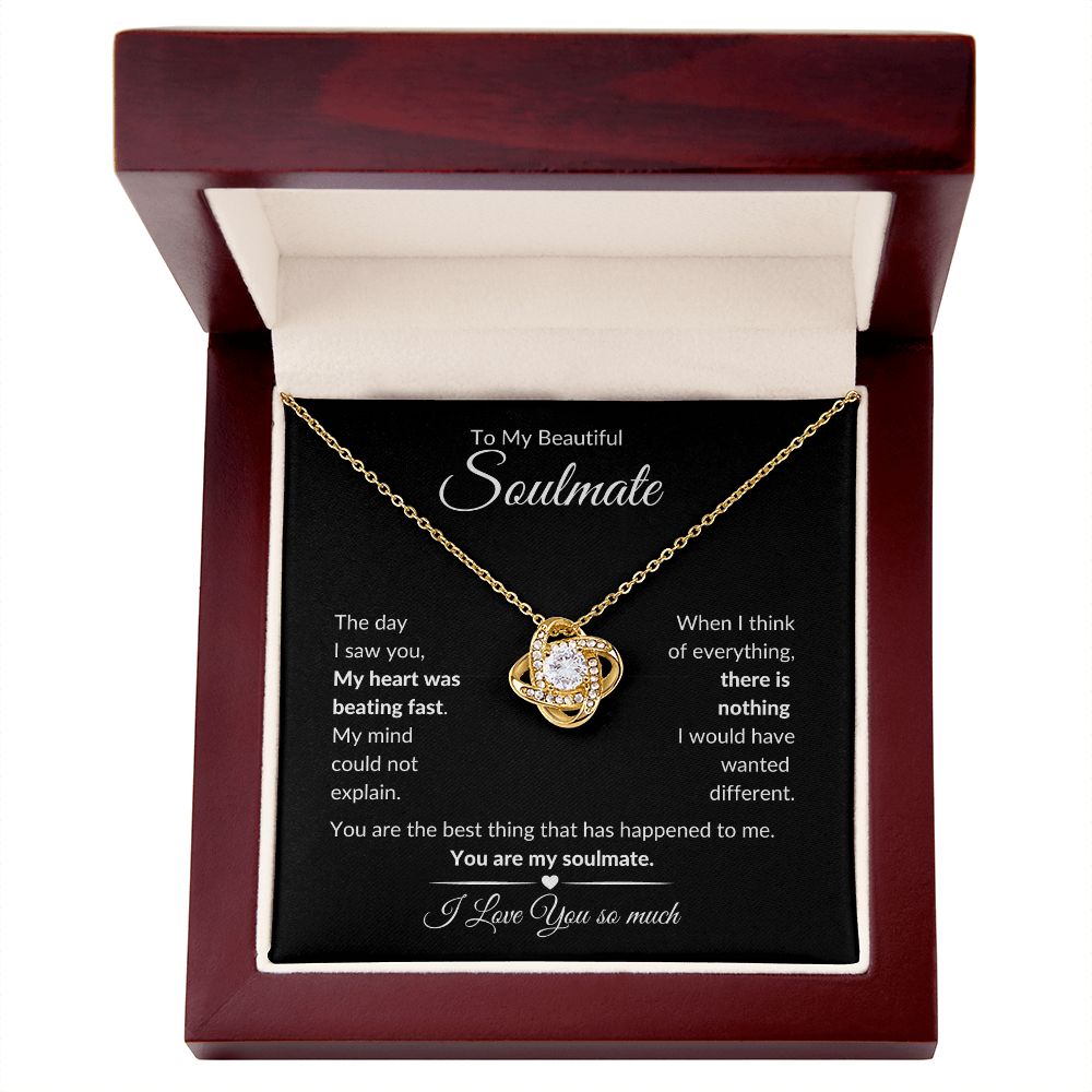 To My Soulmate (Love Knot Necklace) - Stacy Style