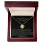 To My Beautiful Daughter on your wedding day (Love Knot Necklace) - Stacy Style