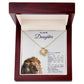 To Our Daughter l You Are Braver (Love Knot Necklace) - Stacy Style
