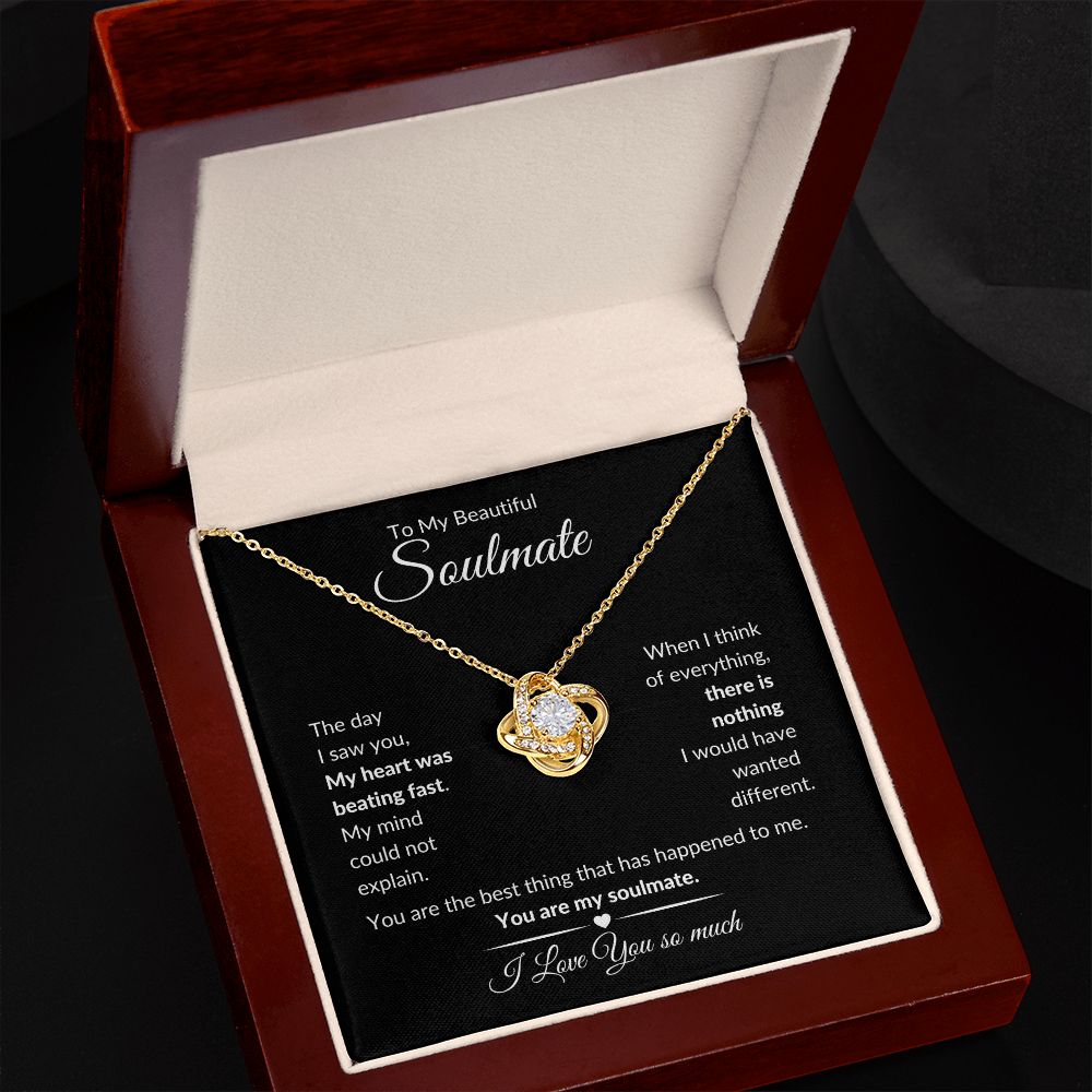 To My Soulmate (Love Knot Necklace) - Stacy Style