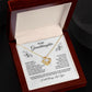 To My Granddaughter l BELIEVE DEEP IN YOUR HEART (Love Knot Necklace) - Stacy Style