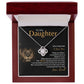 To My Daughter l Never Forget that I Love You (Love Knot Necklace) - Stacy Style