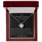 To My Beautiful Daughter on your wedding day (Love Knot Necklace) - Stacy Style