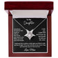To My Daughter l I LOVE YOU from Mom (Love Knot Necklace) - Stacy Style
