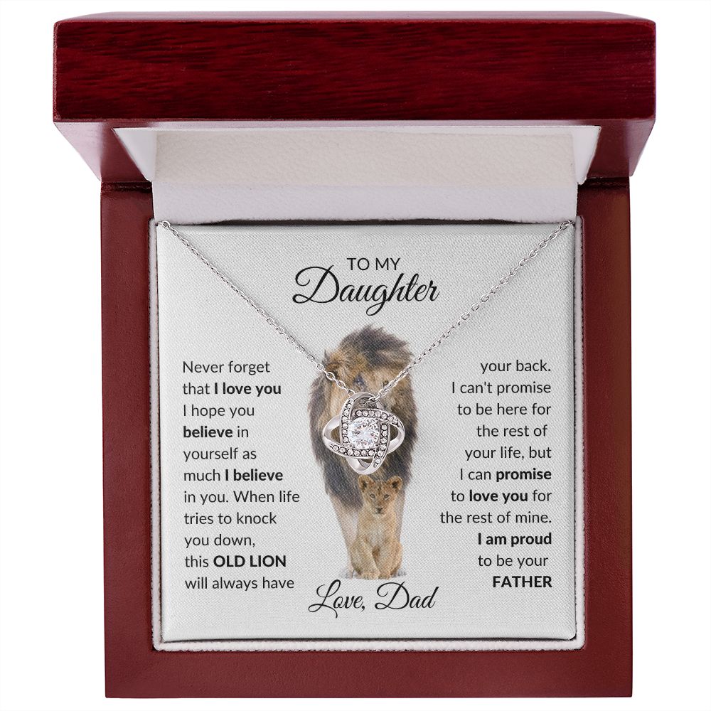 To My Daughter - I'm proud to be your father Necklace - Stacy Style
