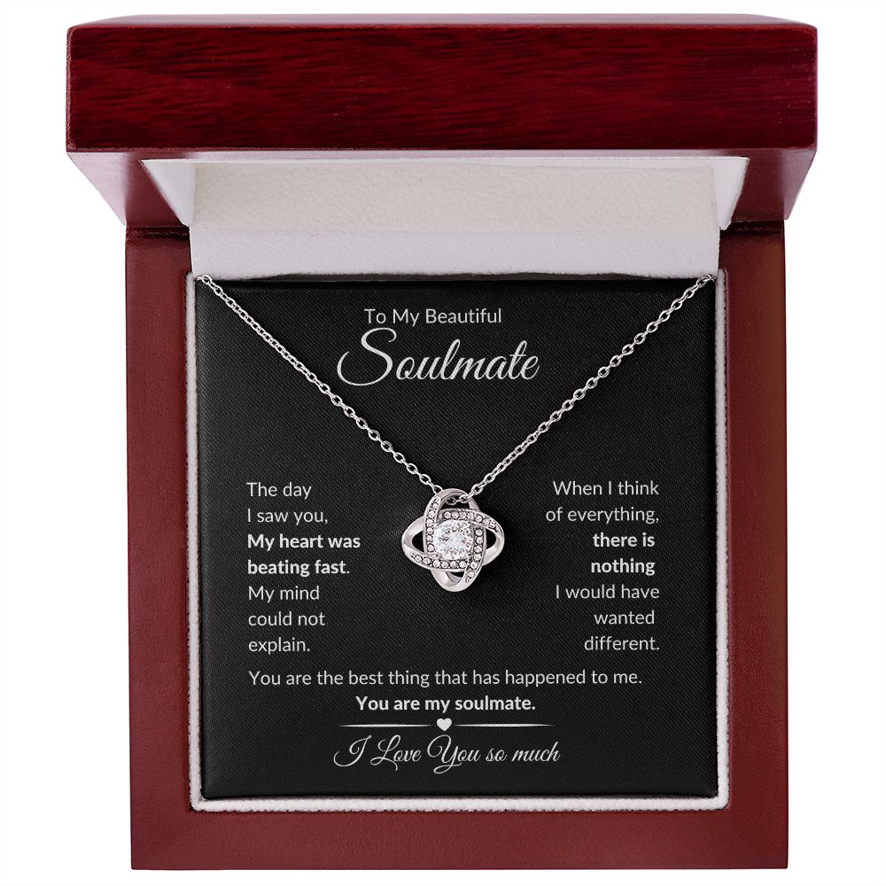 To My Soulmate (Love Knot Necklace) - Stacy Style