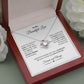 To My Beautiful Love l You are Love of My Love (Love Knot Necklace) - Stacy Style