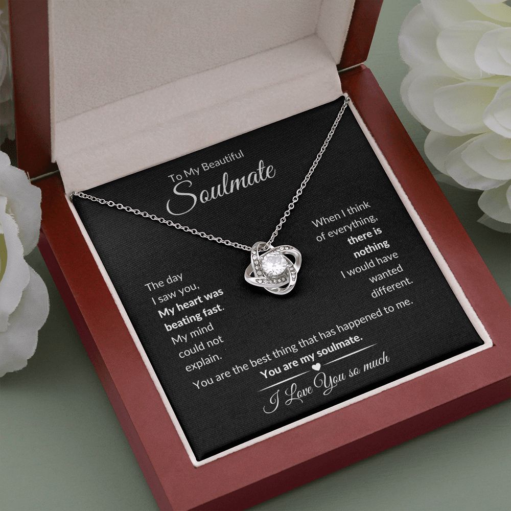 To My Soulmate (Love Knot Necklace) - Stacy Style