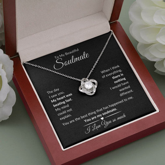 To My Soulmate (Love Knot Necklace) - Stacy Style