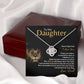 To My Daughter l Never Forget that I Love You (Love Knot Necklace) - Stacy Style