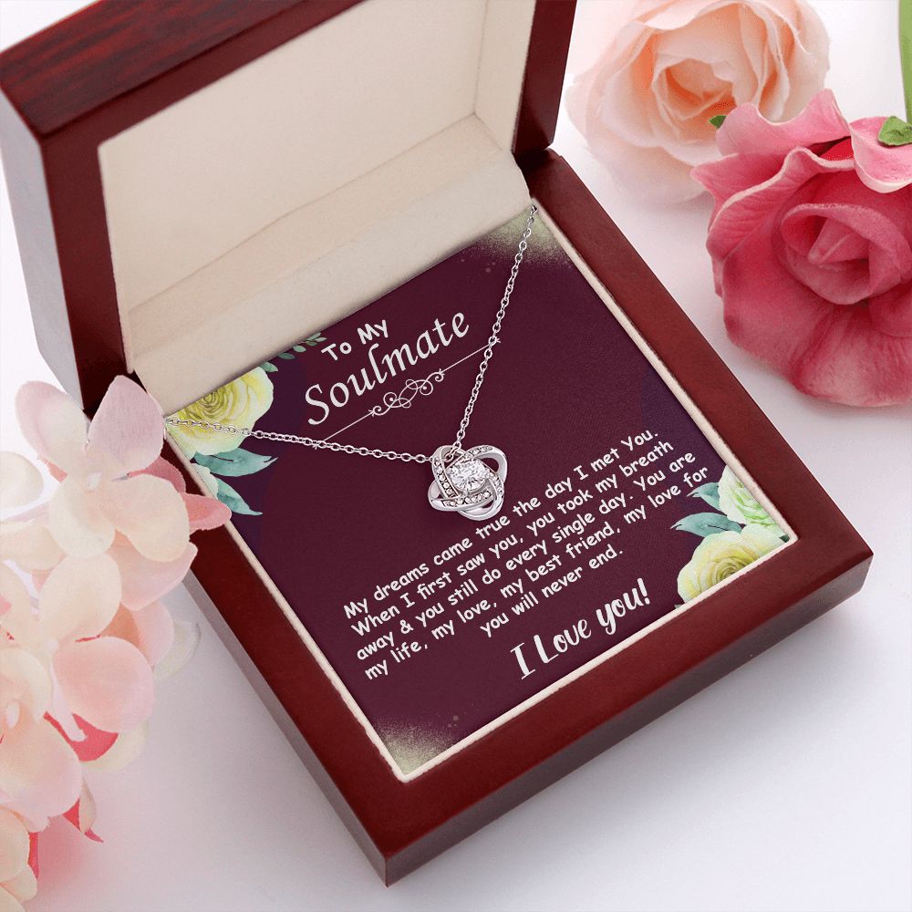 To My Soulmate l YOU ARE MY LIFE (Love Knot Necklace) - Stacy Style