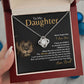 To My Daughter l Never Forget that I Love You (Love Knot Necklace) - Stacy Style