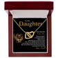 To My Daughter l Never Forget that I Love You (Interlocking Heart Necklace) - Stacy Style