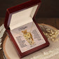 To My Daughter l This Old Lion will always have your back (Interlocking heart Necklace) - Stacy Style