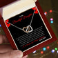 To My Daughter (From Dad) Interlocking Heart Necklace - Stacy Style