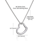 To My Soulmate (Delicate Heart Sterling Silver Necklace) - Stacy Style