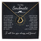 To My Soulmate (Delicate Heart Sterling Silver Necklace) - Stacy Style