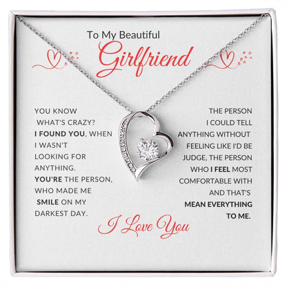 To My Beautiful Girlfriend l I Found You (Forever Love Necklace) - Stacy Style