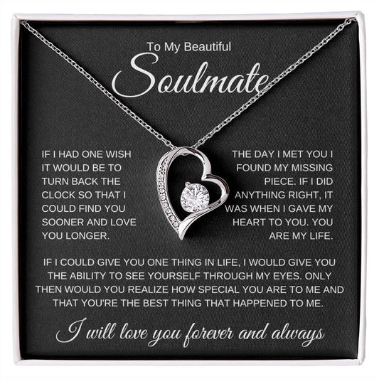 To My Soulmate l Love You (Forever Love Necklace) - Stacy Style