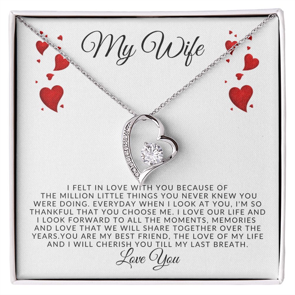 To My Wife l TILL MY LAST BREATH (Forever Love Necklace) - Stacy Style