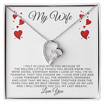 To My Wife l TILL MY LAST BREATH (Forever Love Necklace) - Stacy Style