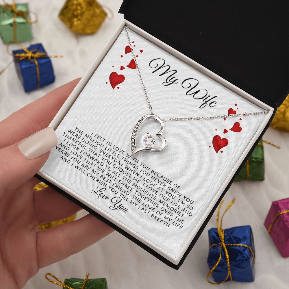 To My Wife l TILL MY LAST BREATH (Forever Love Necklace) - Stacy Style