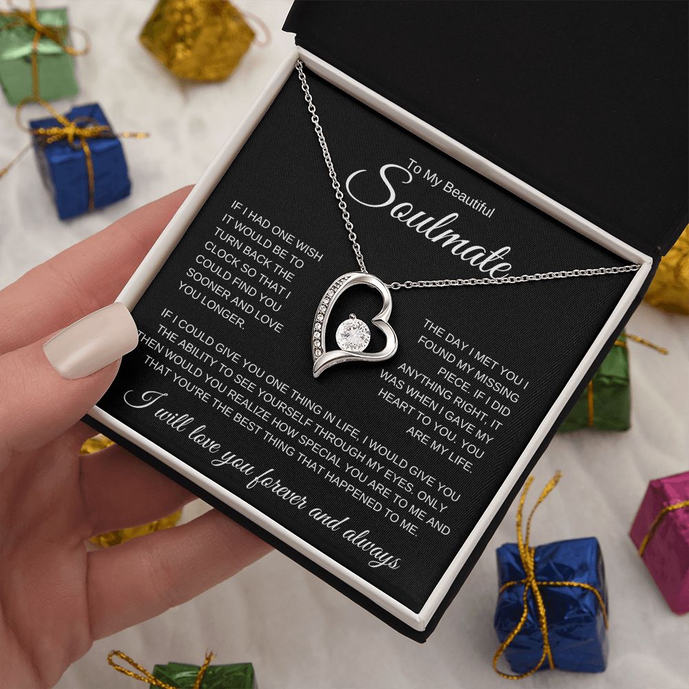 To My Soulmate l Love You (Forever Love Necklace) - Stacy Style