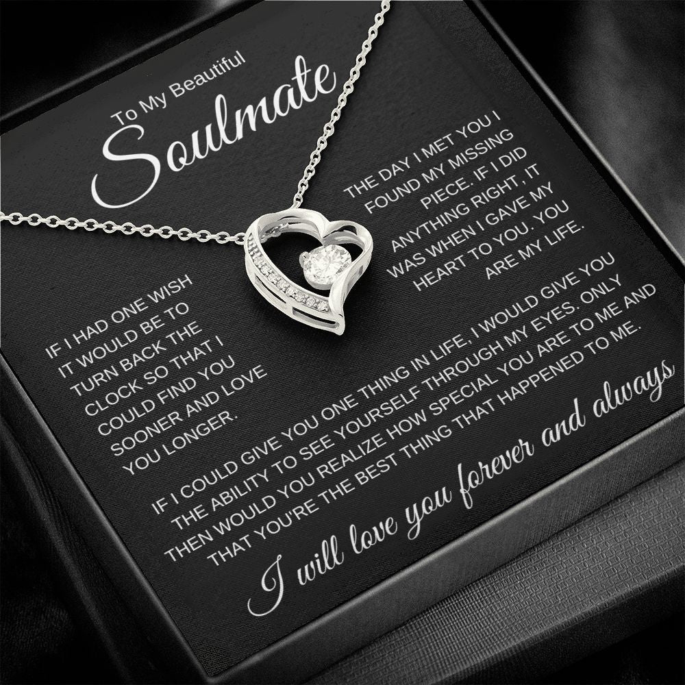 To My Soulmate l Love You (Forever Love Necklace) - Stacy Style