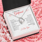 To My Beautiful Girlfriend l I Found You (Forever Love Necklace) - Stacy Style