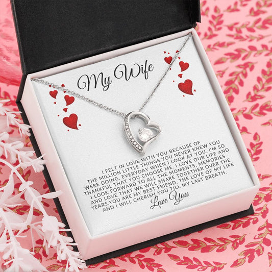 To My Wife l TILL MY LAST BREATH (Forever Love Necklace) - Stacy Style