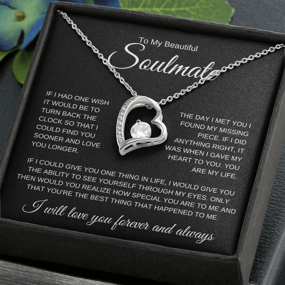 To My Soulmate l Love You (Forever Love Necklace) - Stacy Style