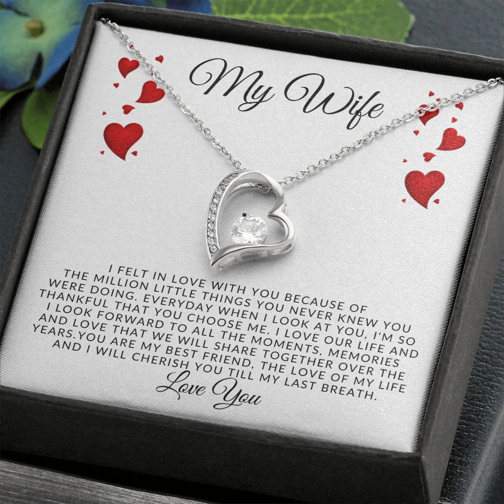To My Wife l TILL MY LAST BREATH (Forever Love Necklace) - Stacy Style