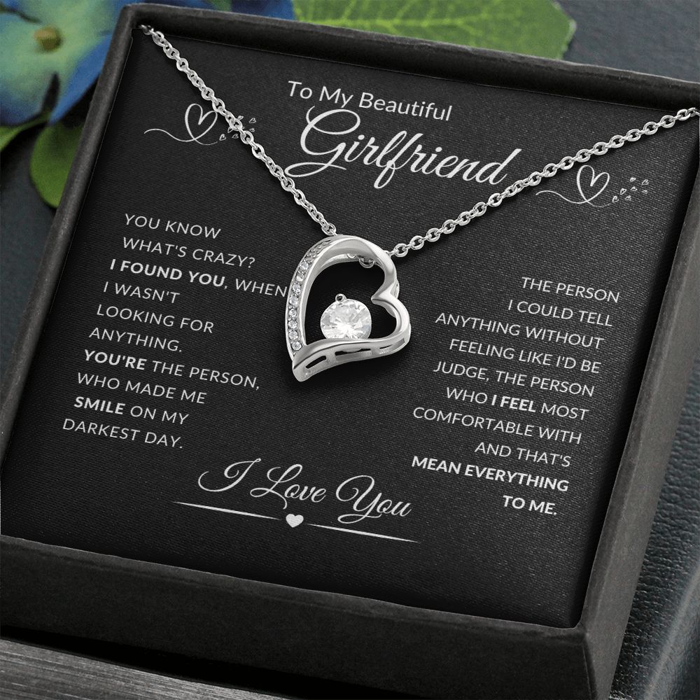 To My Beautiful Girlfriend l I Found You (Forever Love Necklace) - Stacy Style