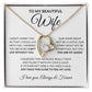To My Beautiful Wife l I CAN'T LIVE WITHOUT YOU (Forever Love Necklace) - Stacy Style